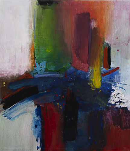 Renklerin Çarpışması 2,
140x120 cm, Tual Üzeri Akrilik, 2024.png